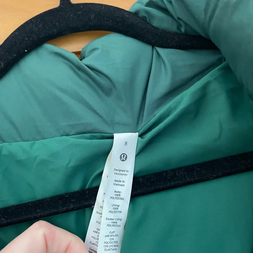 Lululemon Wunderpuff Long Coat - Picture 4 of 6